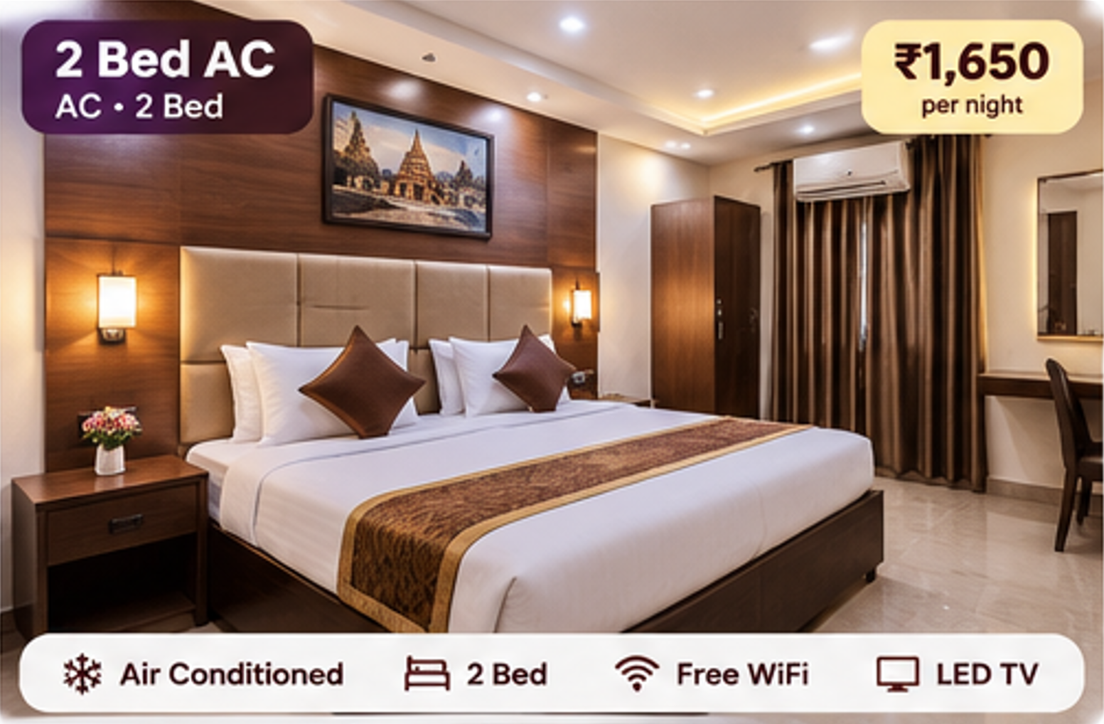 2 Bed AC