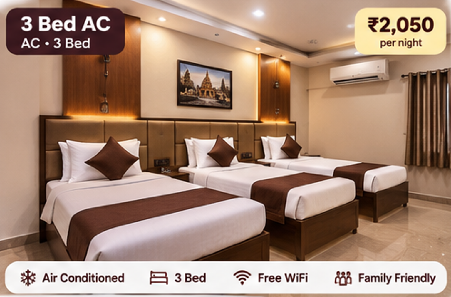3 Bed AC