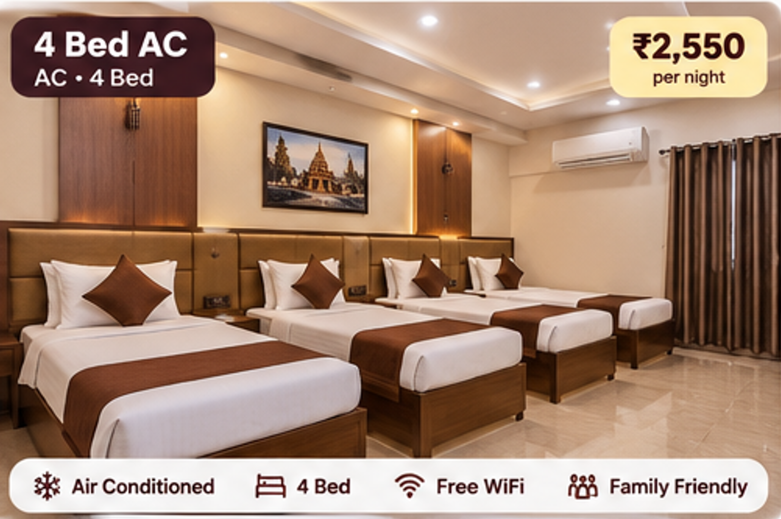 4 Bed AC